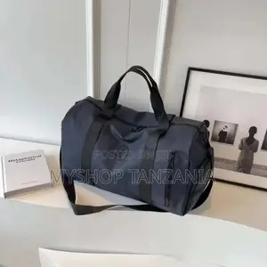 Grey Oxford Cloth Travel Duffel Bag