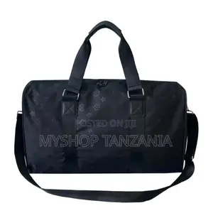Black Nylon Weekender Bag