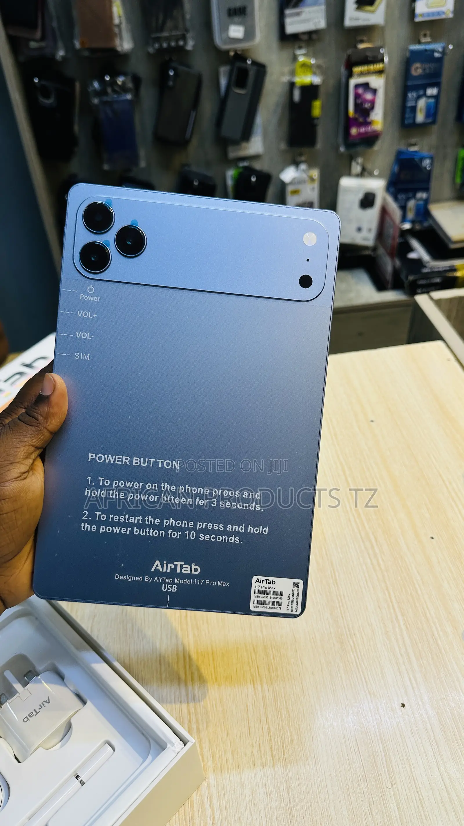 New AirTab i17 Pro Max 1 TB Blue