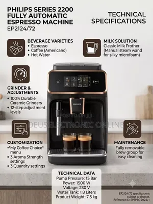 *Philips Automatic Coffee Machine*
*Silver Line and Gold Line