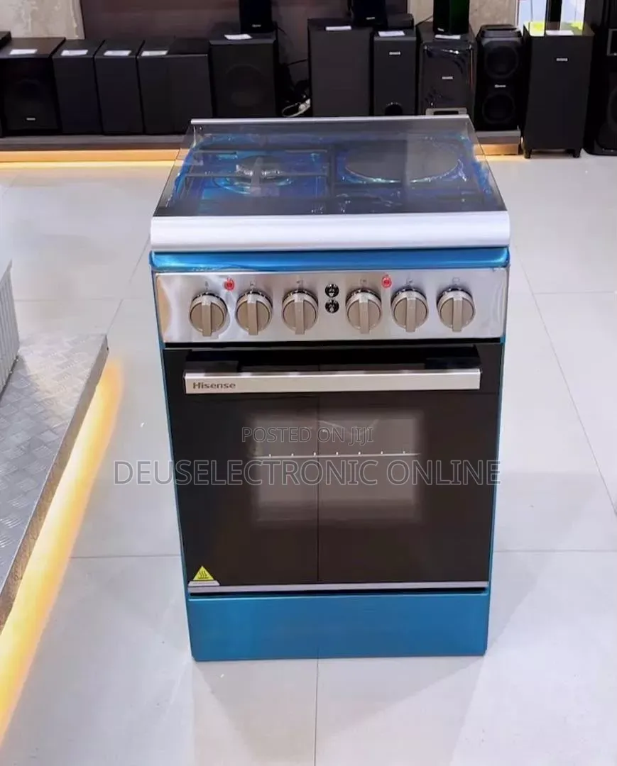 Hisense Cooker, 3gashobs+1electric Plate
electric Oven, 50x55