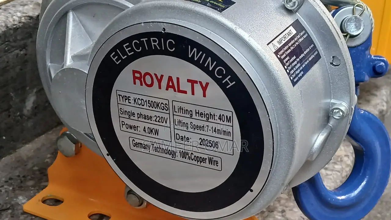Royalty Electric Winch KCD1500kgs
