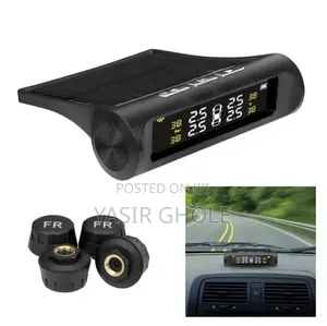 TPMS Solar Tire Pressure Sensor Car Tire Pressure Monitoring System