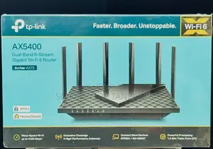 TP-Link AX5400 Dual-Band 6-Stream Gigabit Wi-Fi 6 Router, 5400Mbps