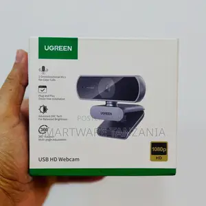 UGREEN USB HD Webcam With 1080P Resolution, 360-Degree Rotation