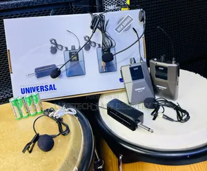 Shure W13F Dual UHF Wireless Microphone – Headset and Lavalier Mic