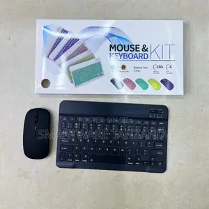 Wireless Mouse and Keyboard Kit, Rechargeable, 150 Hour Battery Life