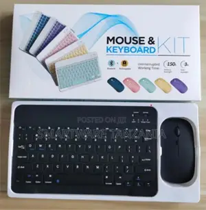 Wireless Bluetooth Keyboard, Mouse Combo, Slim Keyboard With Bluetooth