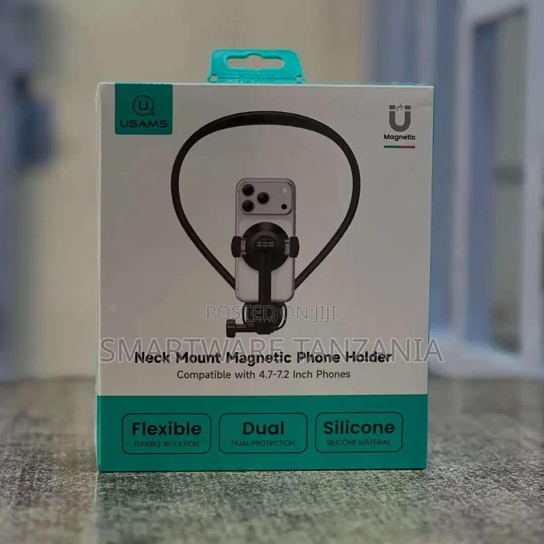 USAMS Neck Mount Magnetic Phone Holder for 4.7-7.2 Inch Phones