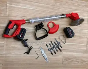 Cordless Brush Cutter, 18V Battery 200mm Cutting Disc, Accessories