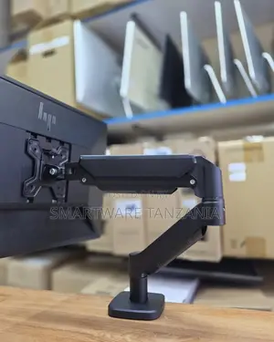 Adjustable Single Monitor Arm Mount With VESA Compatibility, Black