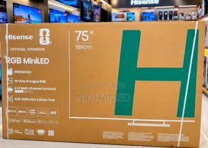 Hisense RGB Miniled Smart TV 75 Inches