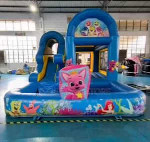 Jumping Castle (5Mx 4Mx3.5M)-Combo Bounce House ,Slide Splash Pool