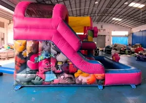 Jumping Castle(5M*4M*3.5M)- Bounce House With Slide Splash Pool