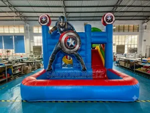 Captain America Heavy-Duty Jumping Castle