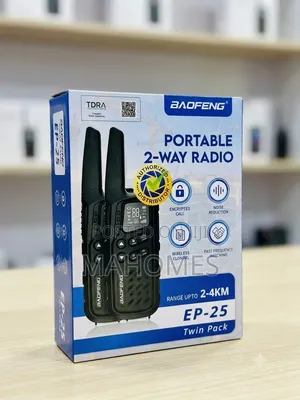 EP-25 Portable 2-Way Radio Twin Packs