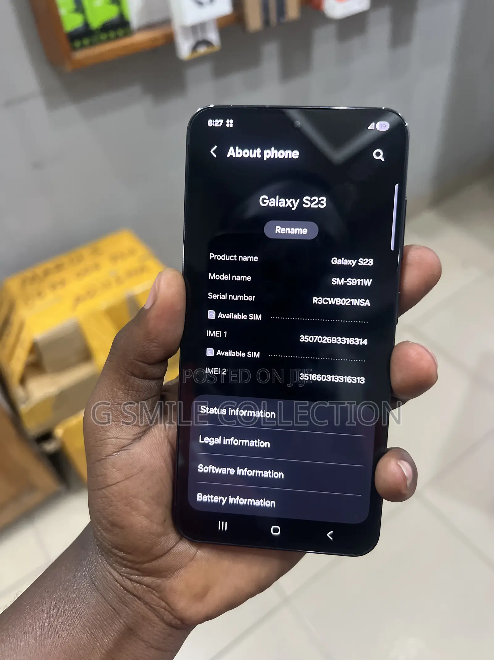Samsung Galaxy S23 128 GB Black