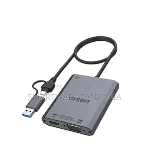 Onten USB 3.0 to HDMI/VGA Multi-Stream Transport Adapter, at 60Hz