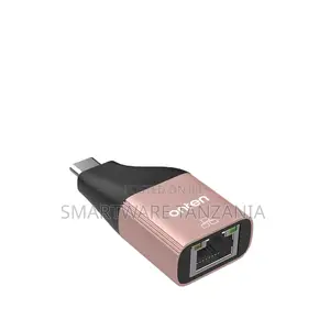 Onten USB-C to Ethernet Adapter, Gigabit Speed, Aluminum Housing