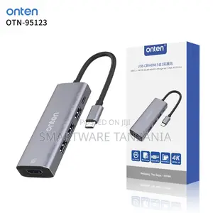 Onten USB-C to HDMI Adapter With 3 USB 3.0 Ports and Power Delivery