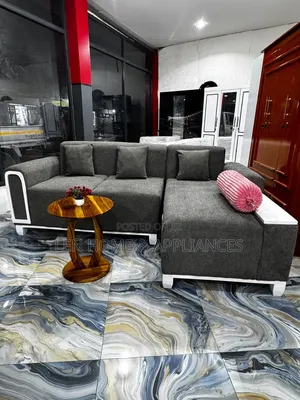 Sofa Luxury L Shape Color Grey