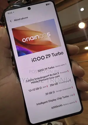 Vivo iQOO Z9 Turbo 256 GB Black