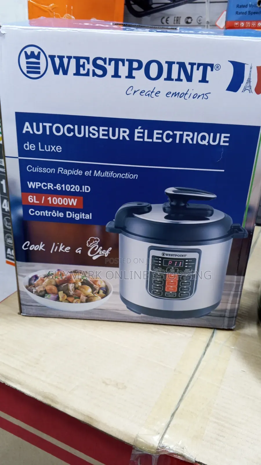Westpoint Deluxe Electric Pressure Cooker (Model: WPCR-61020.ID)