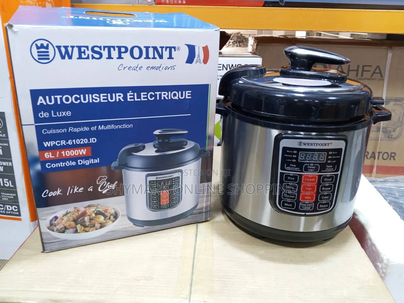 Westpoint Deluxe Electric Pressure Cooker (Model: WPCR-61020.ID)
