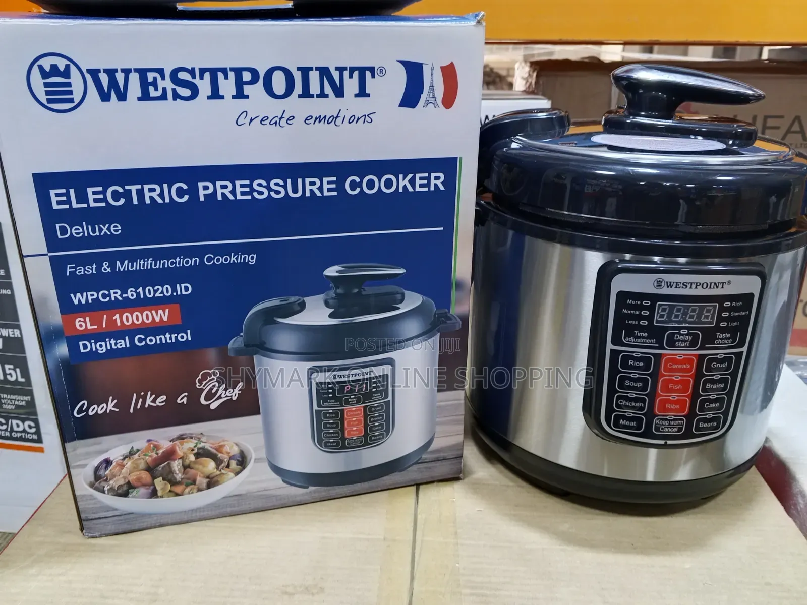 Westpoint Deluxe Electric Pressure Cooker (Model: WPCR-61020.ID)