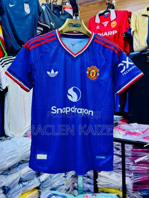 New Blue Manchester United Jersey