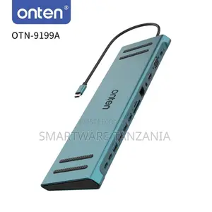 Onten OTN-9199A USB-C Hub With 4 USB 3.0 Ports HDMI, Ethernet, SD Slot