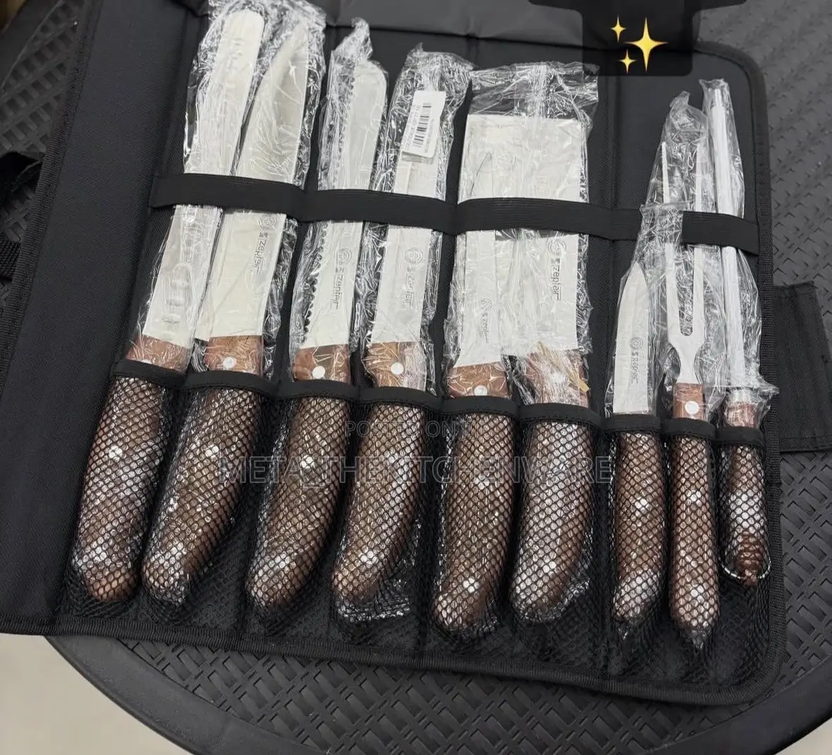 Professional BBQ Knife Set 9 IN 1
