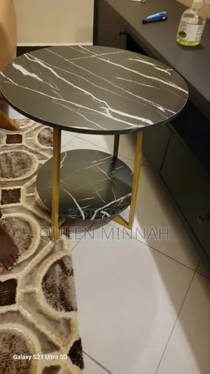 Modern Two-Tier Round Accent Table / Coffee Table