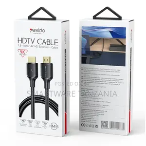 Yesido 1.8-Meter HDMI 2.0 HD Cable With Gold-Plated Connectors