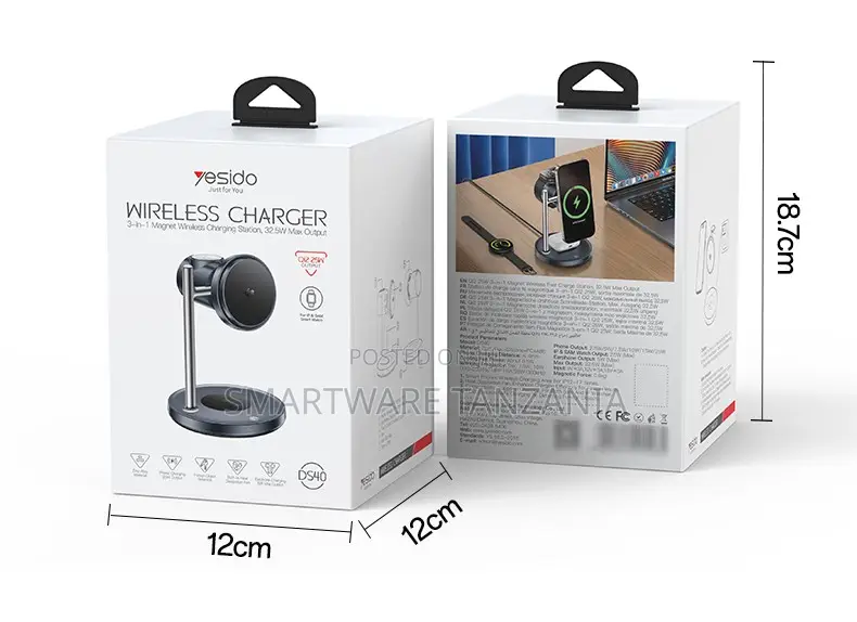 Yesido 3-in-1 Magnetic Wireless Charging Station, 32.5W Max Output