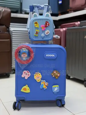 Koool Brand Blue Kids' Suitcase Set