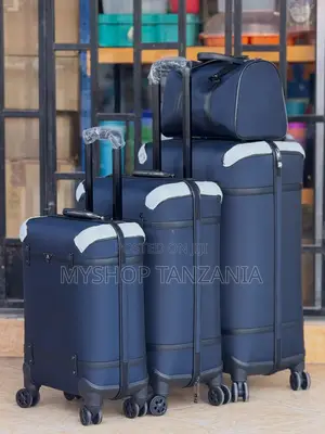 Navy Blue Travel Luggage