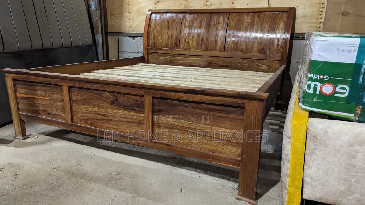 Bed 6/6 Mbao Mninga Color Brown