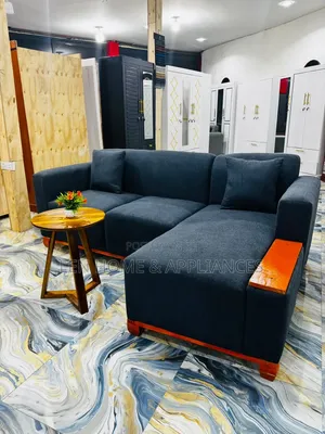 Sofa L Shape Color Blue With High Quality