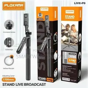 Plokama LIVE-P9 Pro Tripod Stand Live Streaming, Content Creation