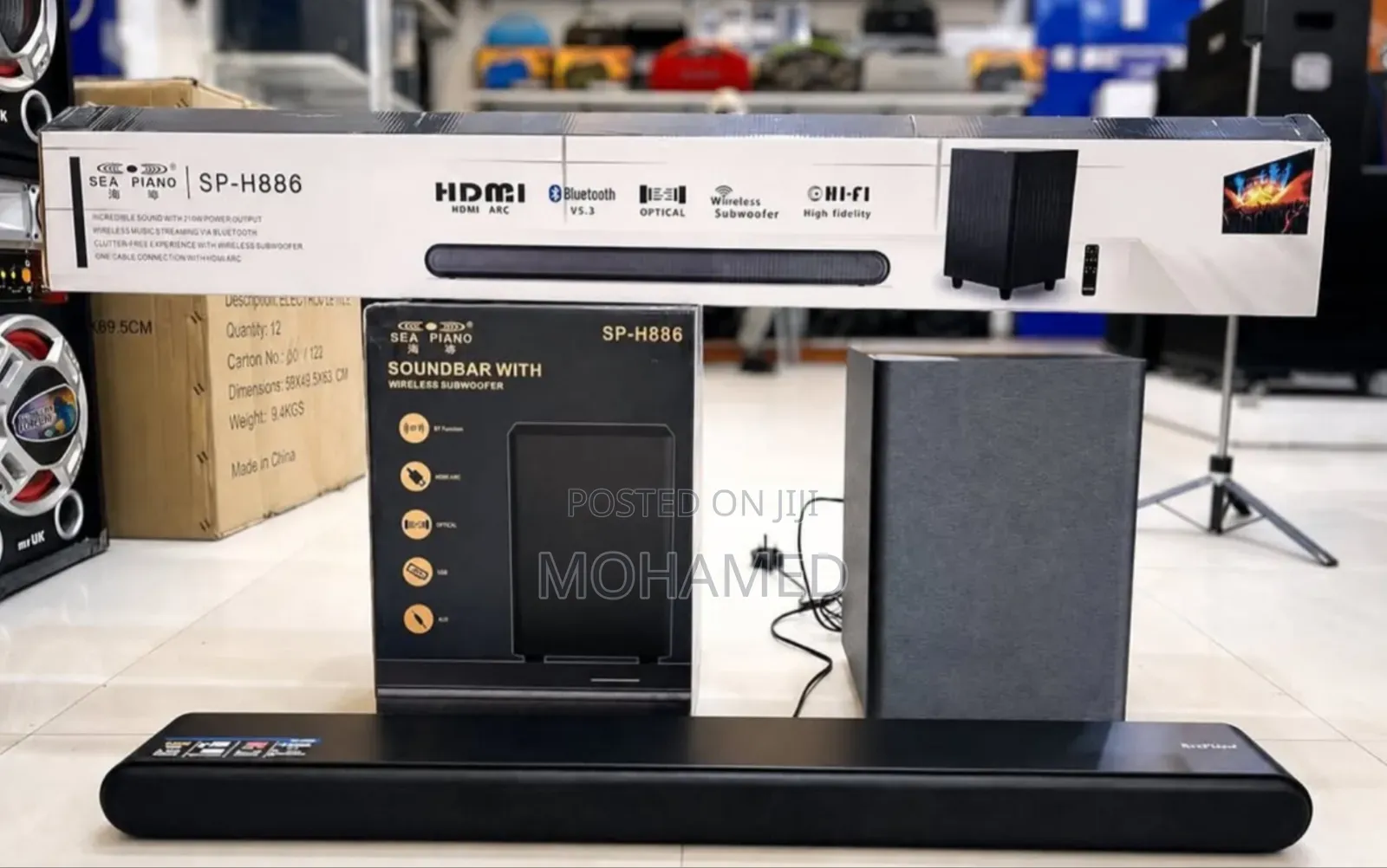 Seapiano Sound Bar Sp-H886