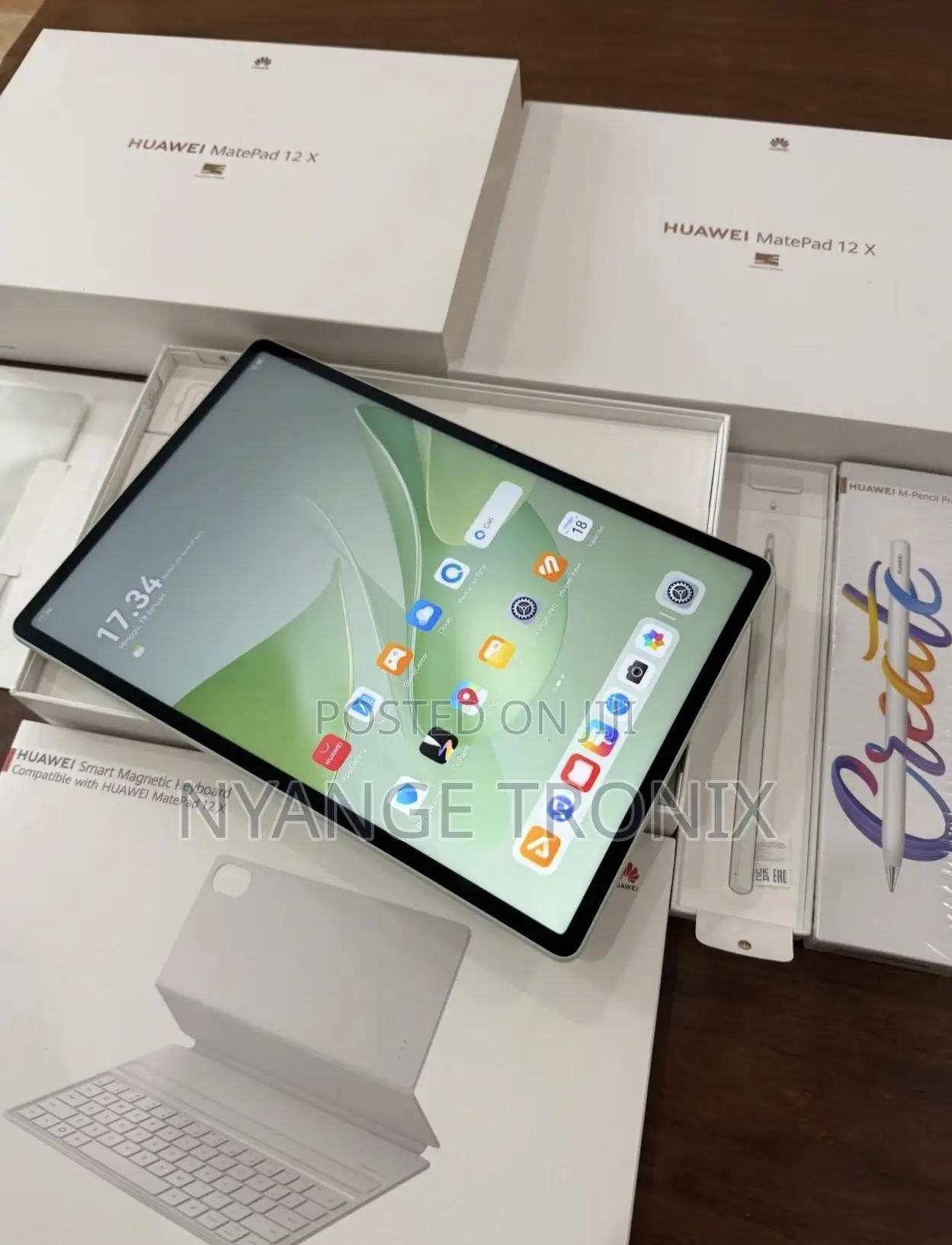 New Huawei MatePad 12 X 256 GB Silver