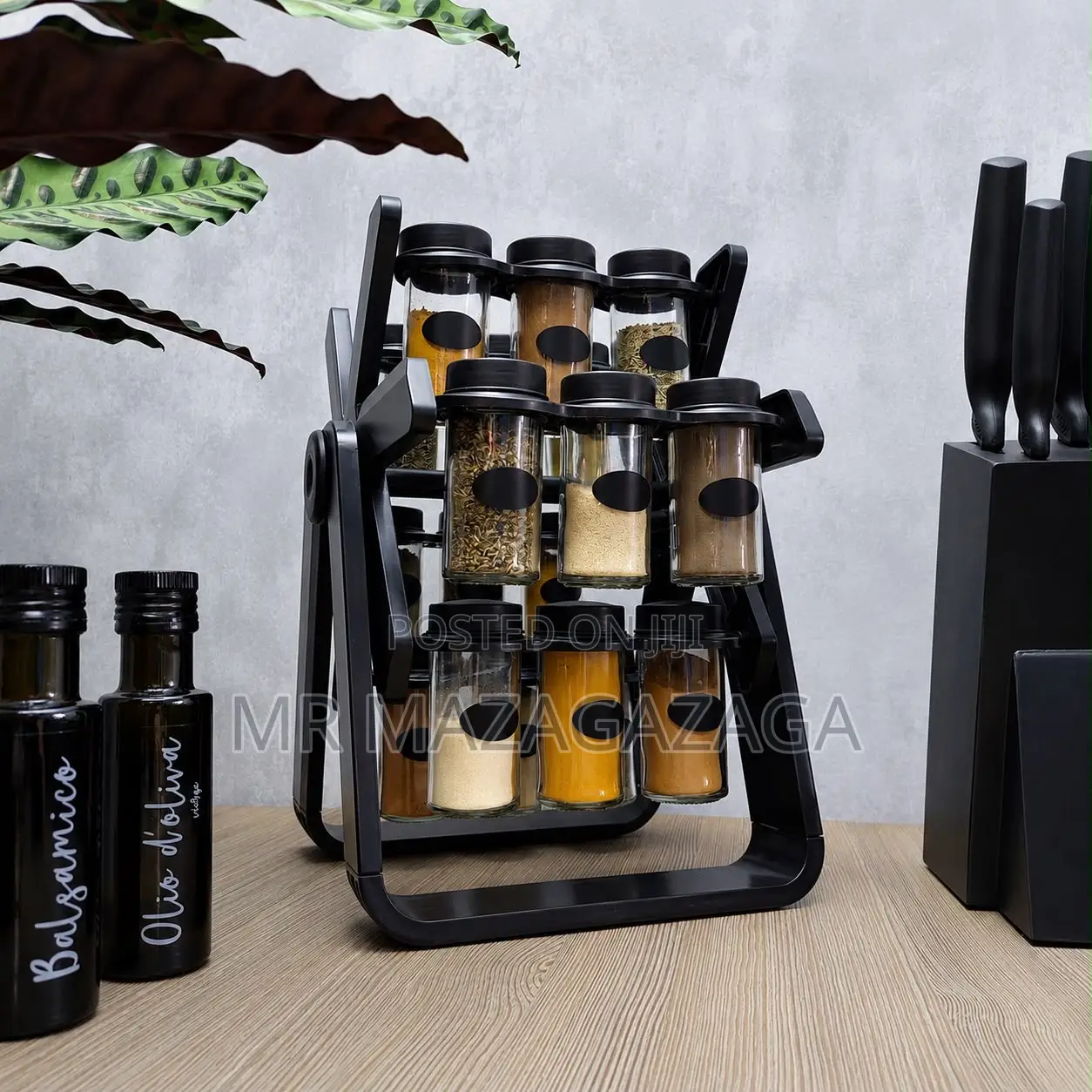 18-Pieces Rotating Spice Rack