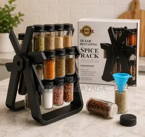18-Pieces Rotating Spice Rack