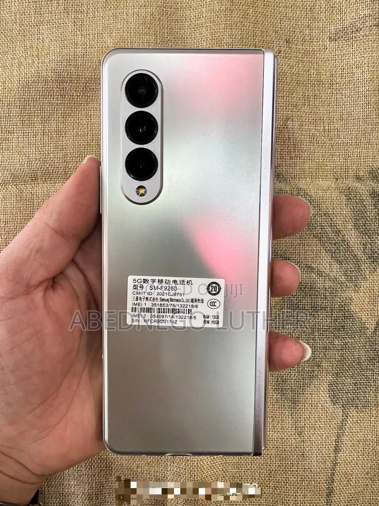 Samsung Galaxy Z Fold3 5G 256 GB Silver