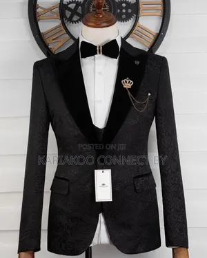 Luxury Floral Jacquard Suit