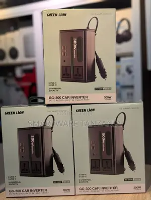 Green Lion GC-300 Car Inverter DC to AC, 300W Power, 2 Sockets