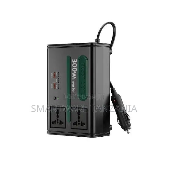 Green Lion GC-300 Car Inverter DC to AC, 300W Power, 2 Sockets
