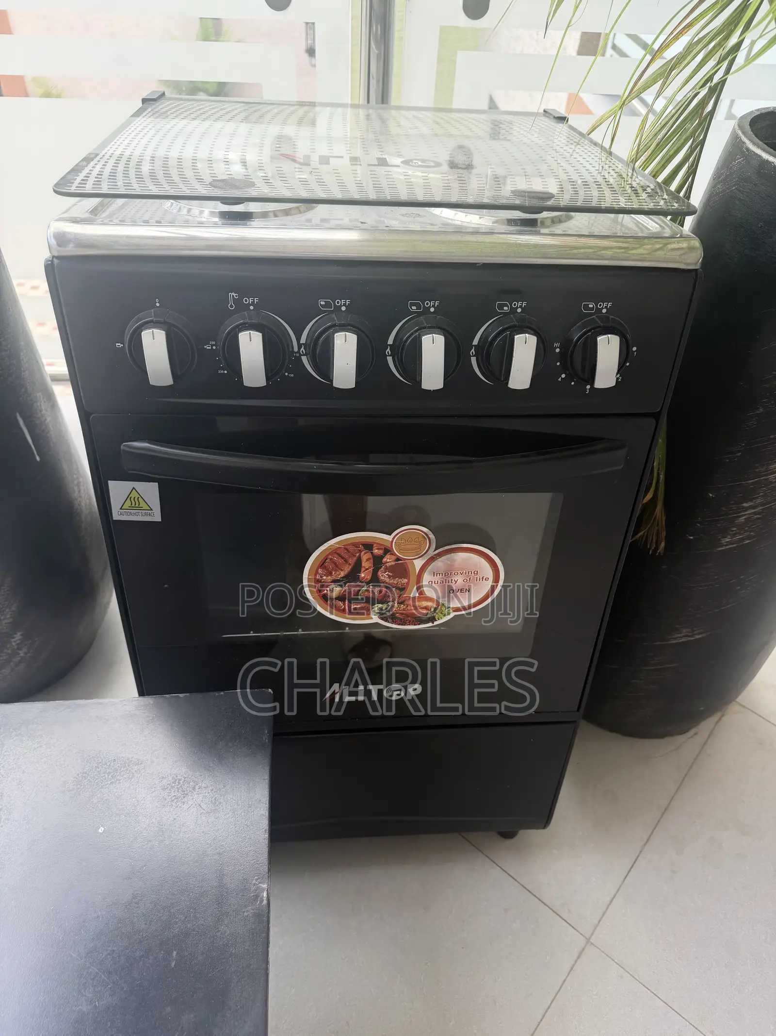 Jiko La Gas Used: 3 Burners 1 Electric + Oven