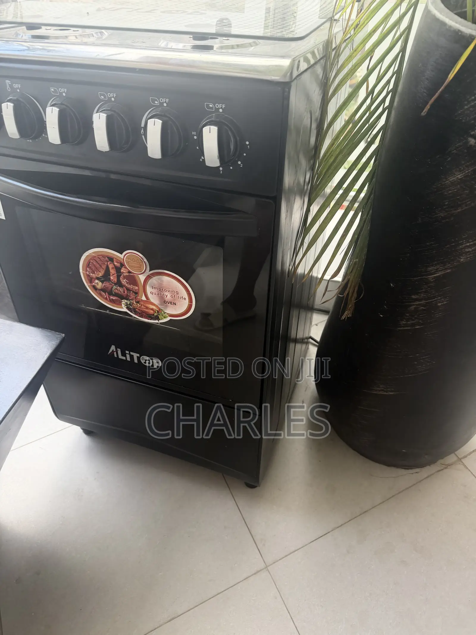 Jiko La Gas Used: 3 Burners 1 Electric + Oven